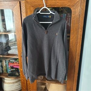 Polo Ralph Lauren Men's Charcoal Zip-Up Sweater/ Sweatshirt